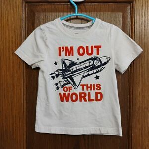18m Carters Short Sleeve Space Rocket Tee